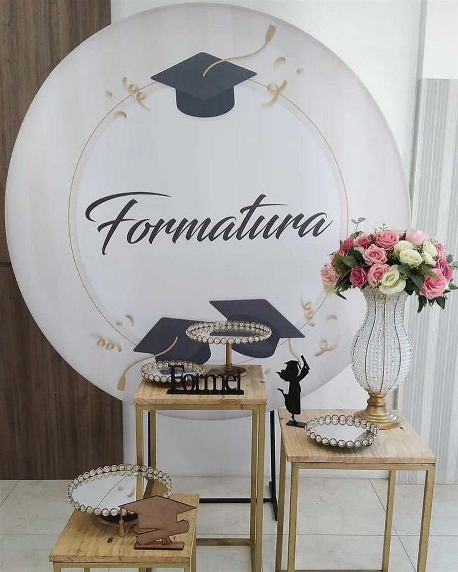Decoração Formatura clássica da Locações Angel